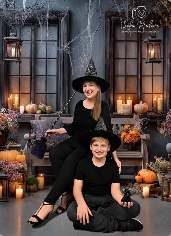 Halloweenske fotenie